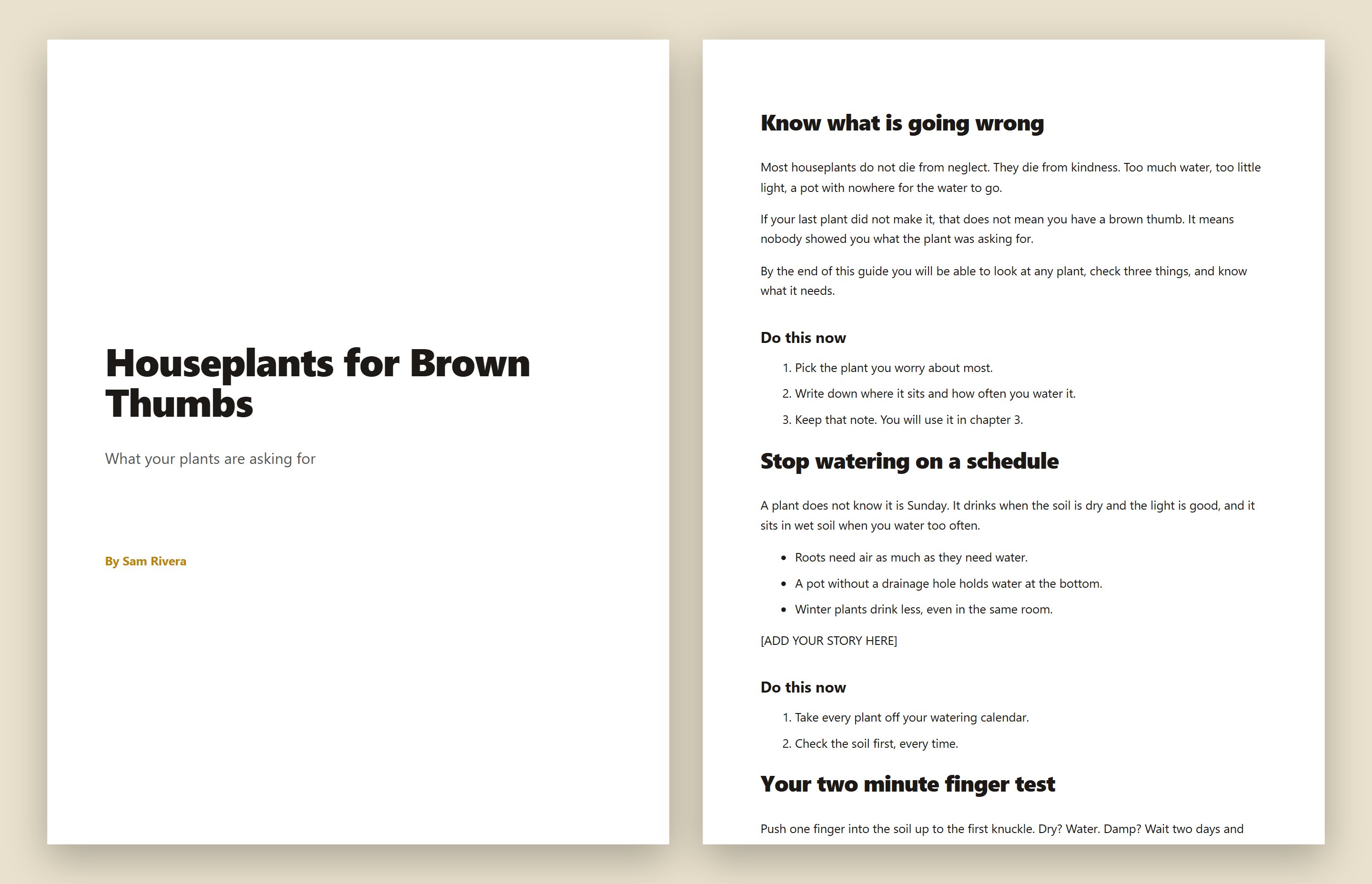 A finished PDF cover page